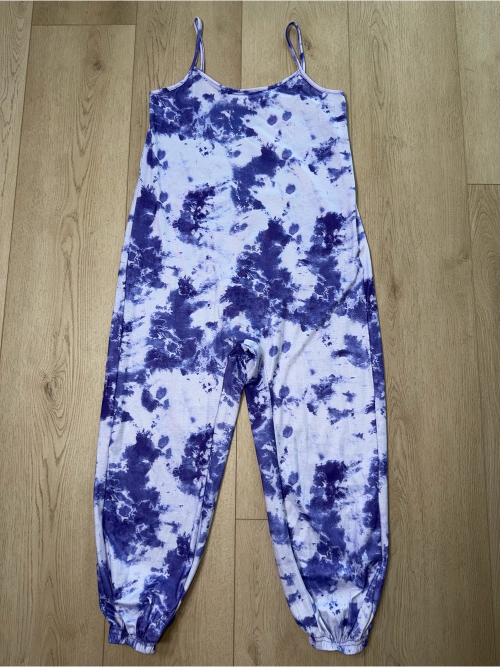 Women’s Tie-Dye Purple Jumpsuit Size S